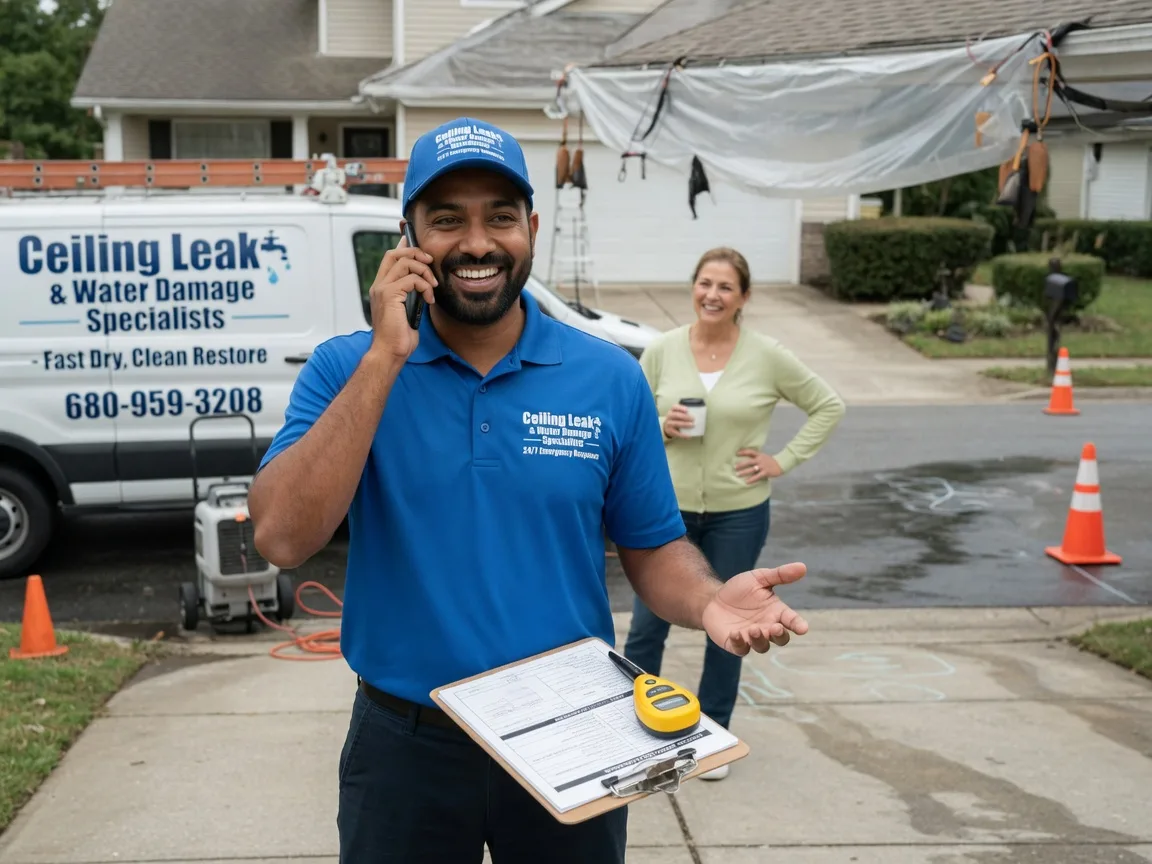 Ceiling Leak Cleanup Walpole, MA FAQs